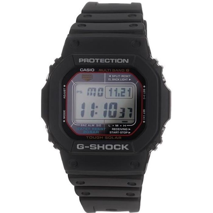 CASIO Montre Quartz G-shock GW-M5610-1ER Homme Noir, - Achat/vente montre  Noir - Cdiscount