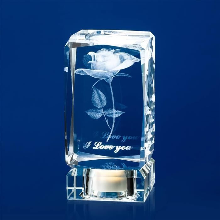 Presse-papier Ballerine 3D En Cristal K9 - 60 Mm - Gravure Laser, Décoration Intérieure - Cadeau élégant