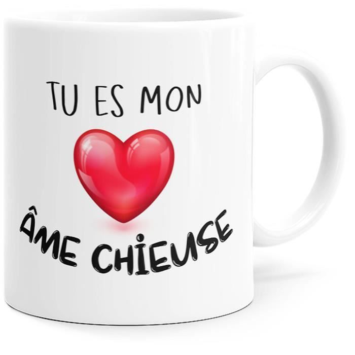 Mug Humour Ame Chieuse Tasse Message Amour Idee Cadeau Original Amie Collegue Femme Copine Anniversaire St Valentin Noel Cdiscount Puericulture Eveil Bebe