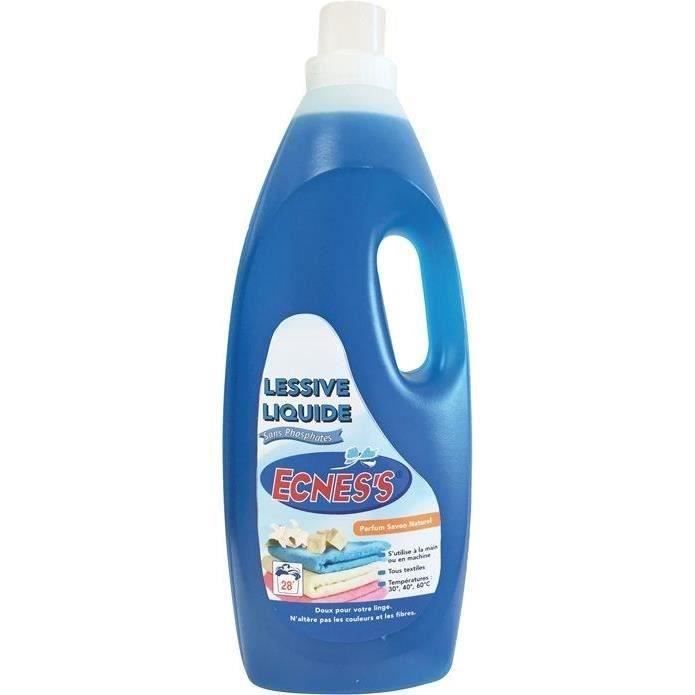 Lessive liquide Ecness sans phosphate 2L