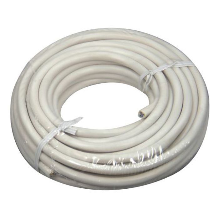 Câble domestique H05VV-F blanc 1,5mm² 10m - ELECTRALINE - 60107075J