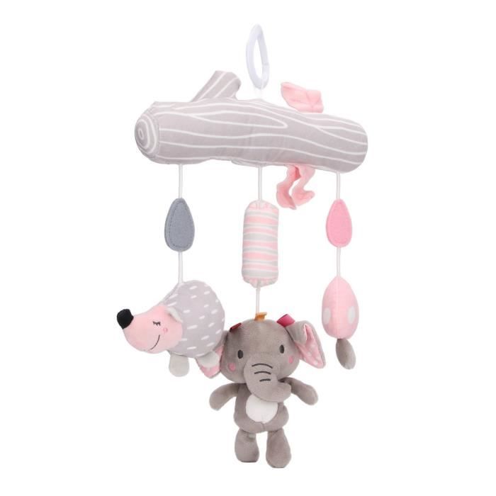 Jouet Peluche Sirène OUOZZZ - 5 Pièces Avec Sons - Sensoriel - Cadeau Fille 1-3 Ans - 24cm