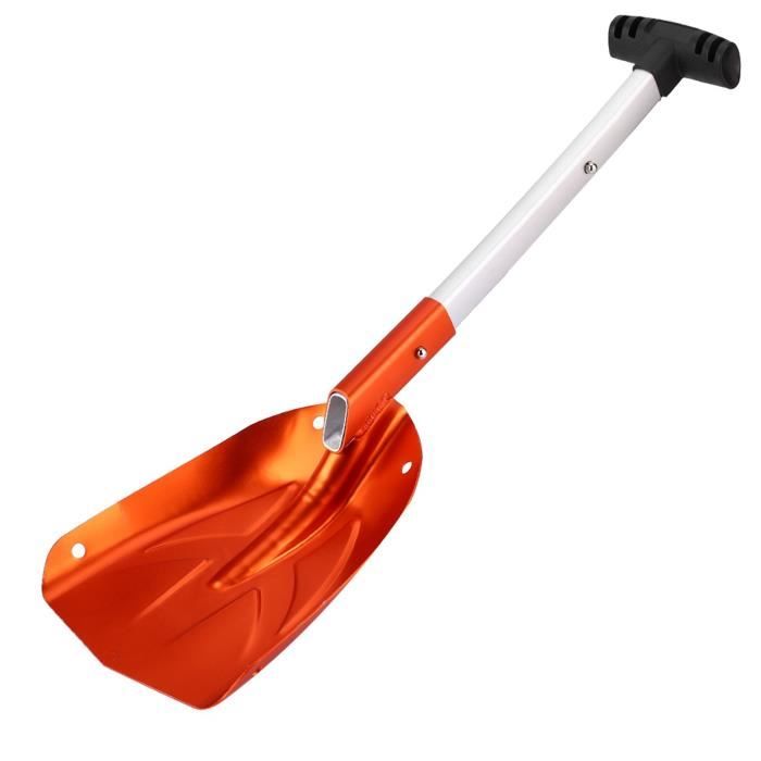Pelle à Neige Télescopique Overmont - 32-42 Cm - Compacte Et Pliable - Neuf
