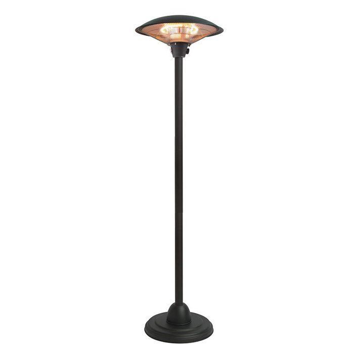 Parasol chauffant électrique Milan Noir - FAVEX - 2100W -