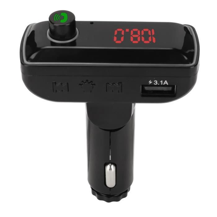 Transmetteur FM Audio Bluetooth Pour Voiture - Avec écran LED, Mains Libres, Universel - Neuf Sous Blister