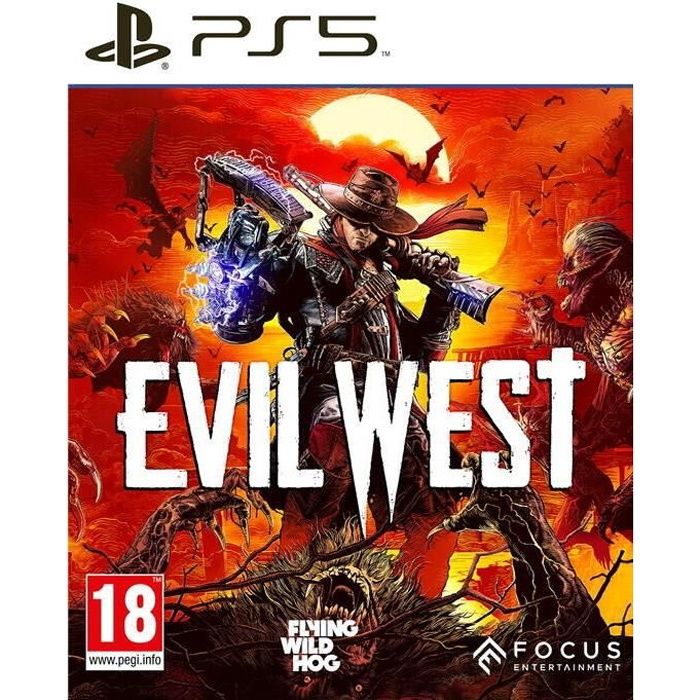 Evil West Jeu PS5 Tir FPS Mode en ligne PEGI 16+ Blu Ray