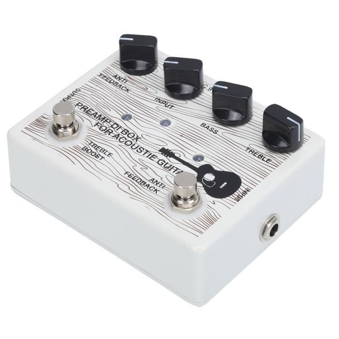 Garosa préampli électrique de pédale de guitare Préampli électrique à pédale pour guitares
