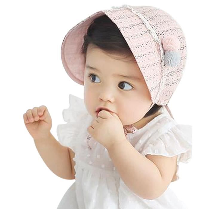 Chapeau De Soleil Pour Bebe Fille 3 24 Mois Ajustable Ete Anti Soleil Protection Rose Achat Vente Chapeau Bob Soldes Sur Cdiscount Des Le Janvier Cdiscount