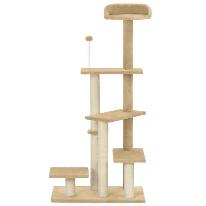 Tidyard Arbre A Chat Adulte Griffoir A Chats Cadre D Escalade De Chat Avec Griffoir En Sisal Beige 125 Cm Cdiscount Animalerie Tidyard Arbre A Chat Adulte Griffoir A Chats Cadre D Escalade De Chat Avec Griffoir En Sisal Beige 125 Cm Cdiscount Animalerie