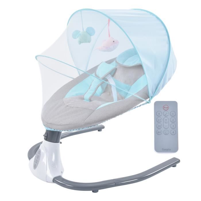 Supatmul Ensemble Poussette Jeu Rôle Bébé Nouveau-Né - Accessoires Poussette, Balançoire, Chaise Haute Pour Poupées