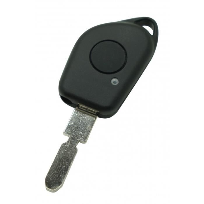 Coque de clé adaptable pour Peugeot, 1 bouton Klemax référence: PSA19
