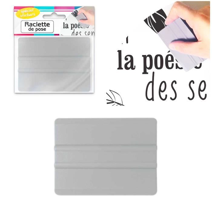 Raclette de pose de 'Stickers' - 13x11 cm [Q2416] - Cdiscount Au quotidien
