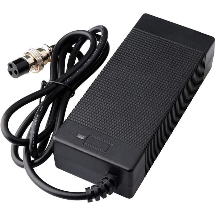 Chargeur Tondeuse Chargeur Universel 42V 2A Pour Trotinette Électrique - 5 Connecteurs - Compatible Xiaomi, Ninebot, Hoverboard Chargeur Lithium 36V