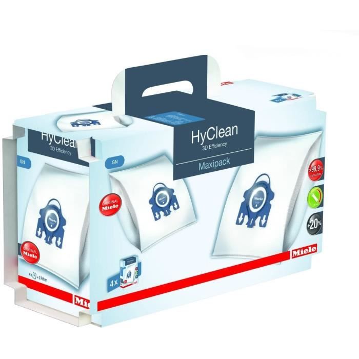 Lot de 4 paquet - 16 Sac aspirateur Miele - FJM - HyClean 3D Efficiency