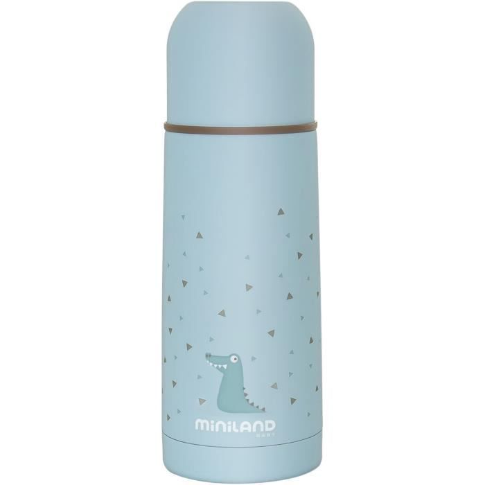 Miniland Thermos Pour Liquides Avec Exterieur Gommeux Silky Thermos Azure 350ml Cdiscount Puericulture Eveil Bebe