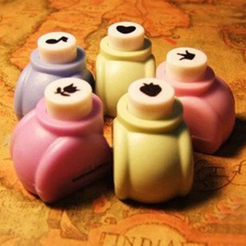 Lot De 6 Perforatrices à Papier Cœur Et Étoile - 3 Tailles 10mm 15mm 25mm Pour Scrapbooking Et Bricolage