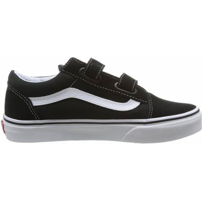 Vans grise et online noir a scratch