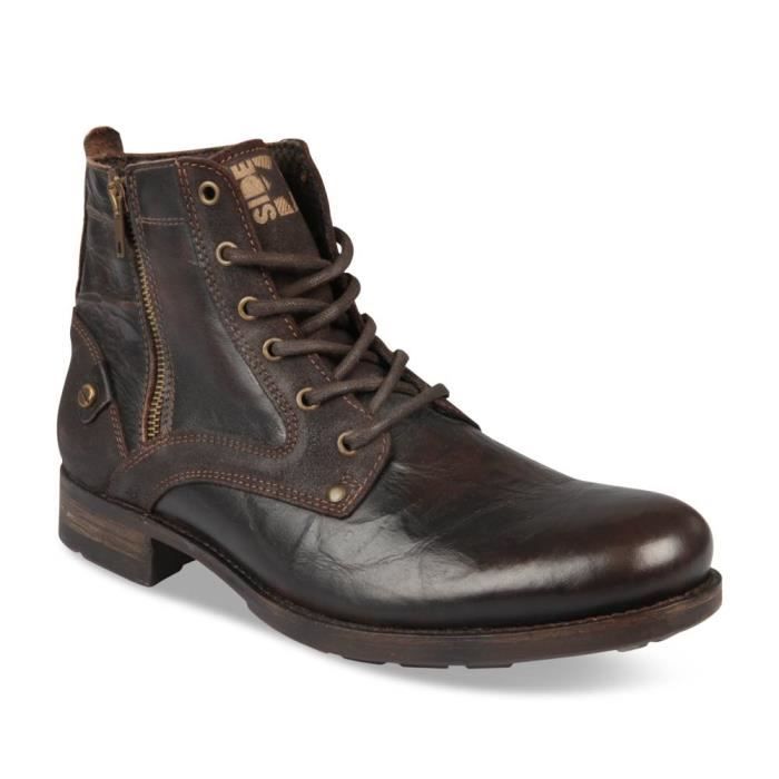 bottes cuir homme chaussea