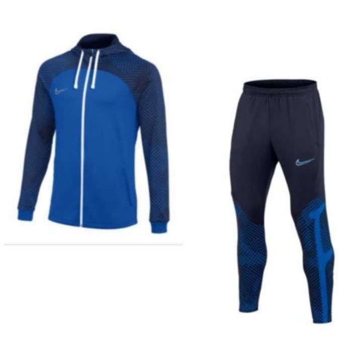 Nouveau Jogging A Capuche Homme Nike Swoosh Bleu