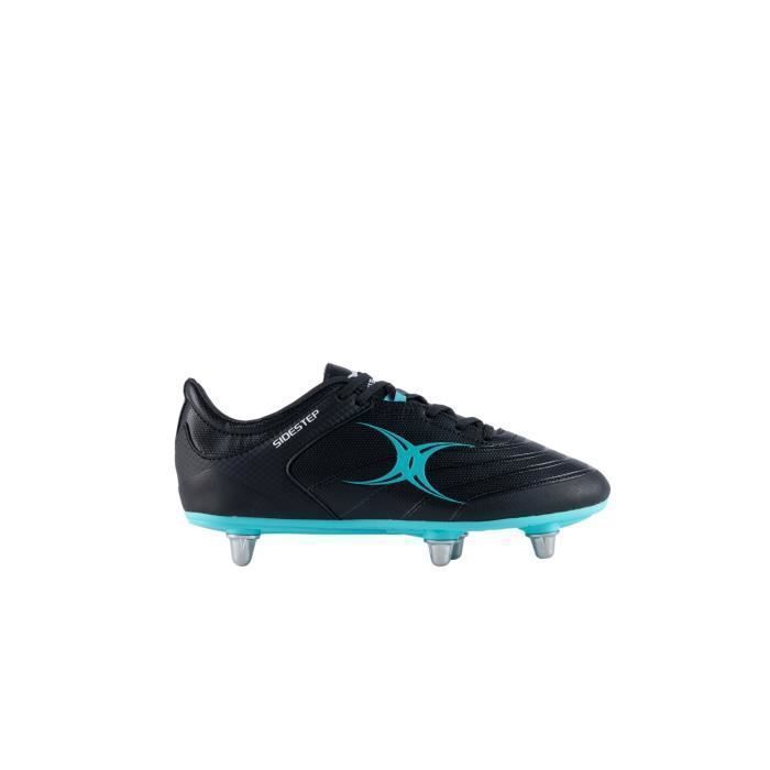 Chaussures de rugby Unisexe Gilbert BOOT S/ST X20 PWR 6S Noir Sport 2000 - Ref 873886