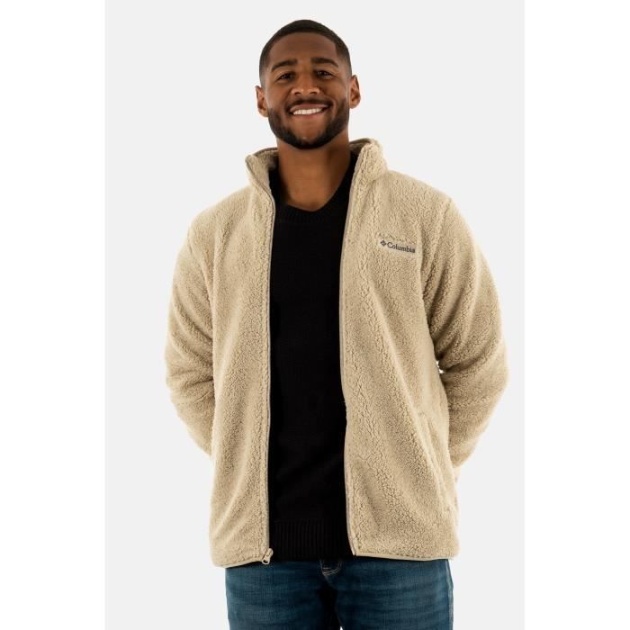 Gilets Cardigans Columbia Rugged Ridge III Sherpa 271 Ancient Fossil Homme Col Montant Beige Cdiscount Pret a Porter