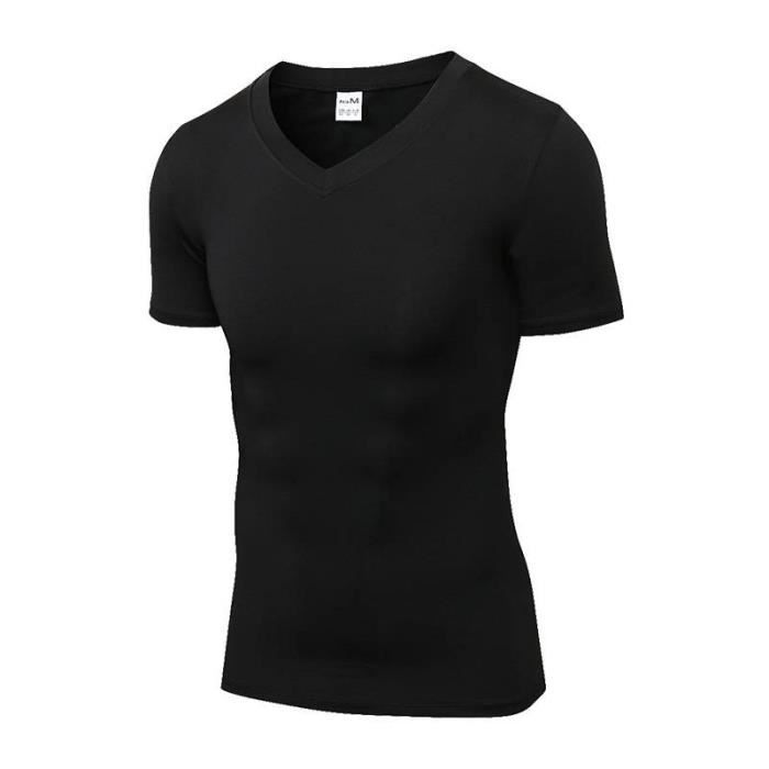 T shirt noir moulant homme shop