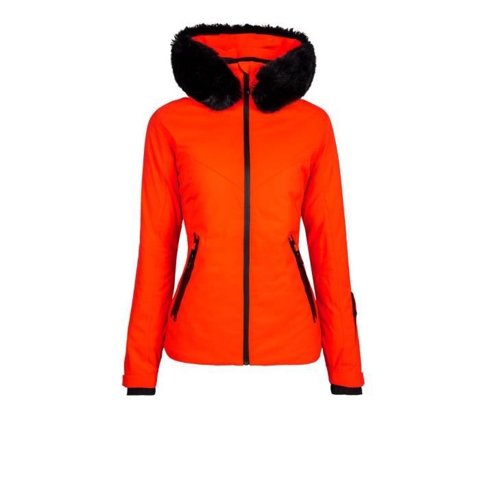 veste de ski / snow degre7 geod ff orange femme