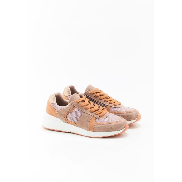 Baskets compens es Amortyl Damart Vison Femme Marron