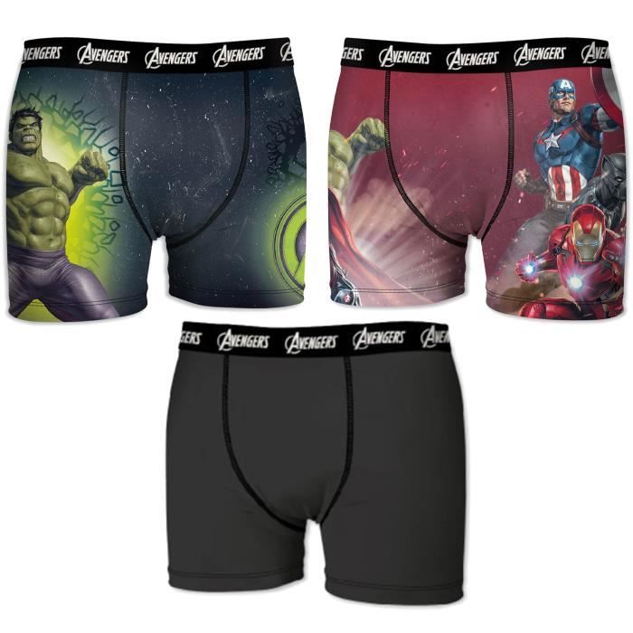 FREEGUN Herren-Boxershorts Marvel Avengers Captain America Design