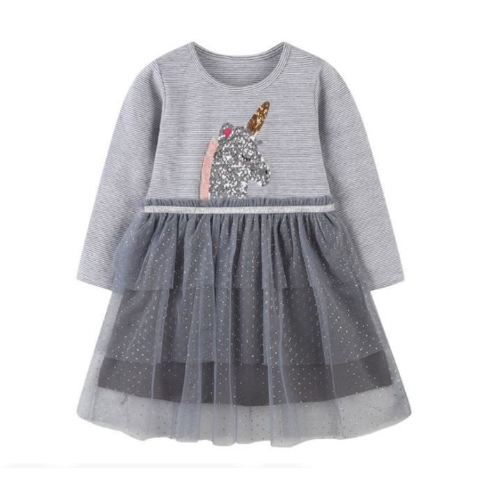 Robe Fille Next Bleue à Motifs étoiles - Taille 4-5 Ans - Occasion Très Bon état