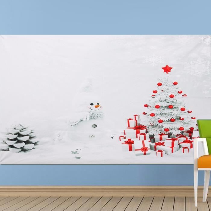 Neufu Toile De Fond Tissu Bonhomme De Neige Noel Pour Photographie Achat Vente Fond De Studio Cdiscount