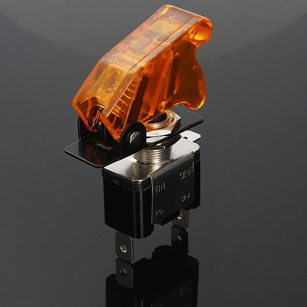 5 Interrupteurs à Bascule Mintice 12V - LED Violet, SPST ON/OFF, Pour Voiture, Bateau, Moto