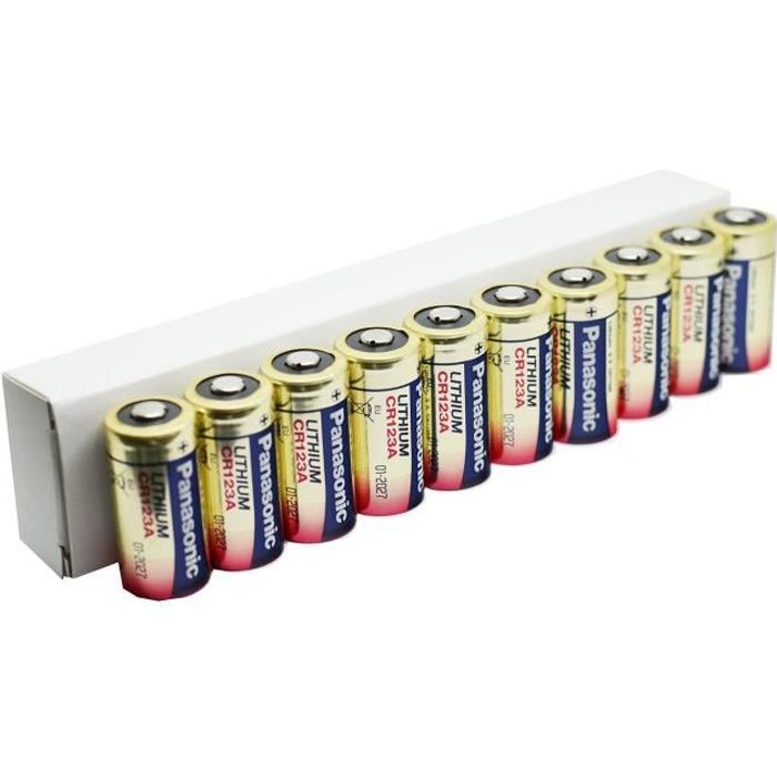 40x Panasonic 3V CR123A DL123A Batterien CR17345 Ultra Lithium Foto Bulk