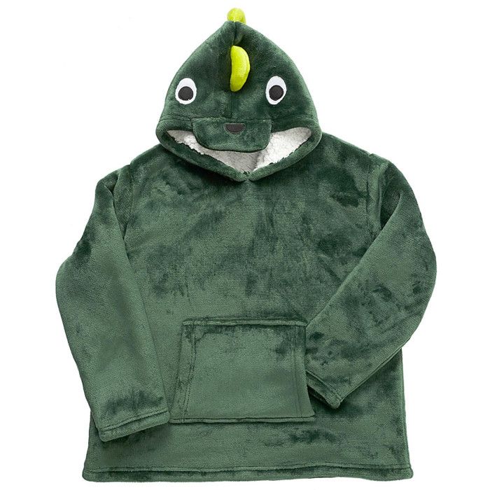 Plaid Sweat Enfant Dinosaure 6-9ans Vert Plaid Sweat Enfant Dinosaure 6-9ans Vert