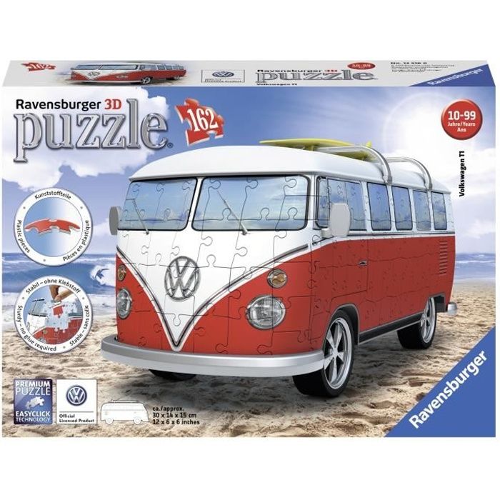puzzle 3d combi t1 volkswagen cdiscount jeux jouets