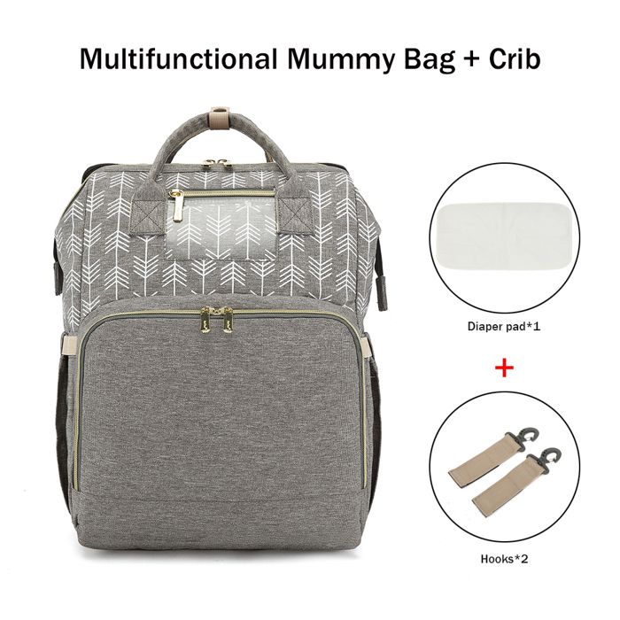 Sac à langer pour mamans et papas, sac à dos multifonctionnel, sacs de lit pour bébé, sac à main