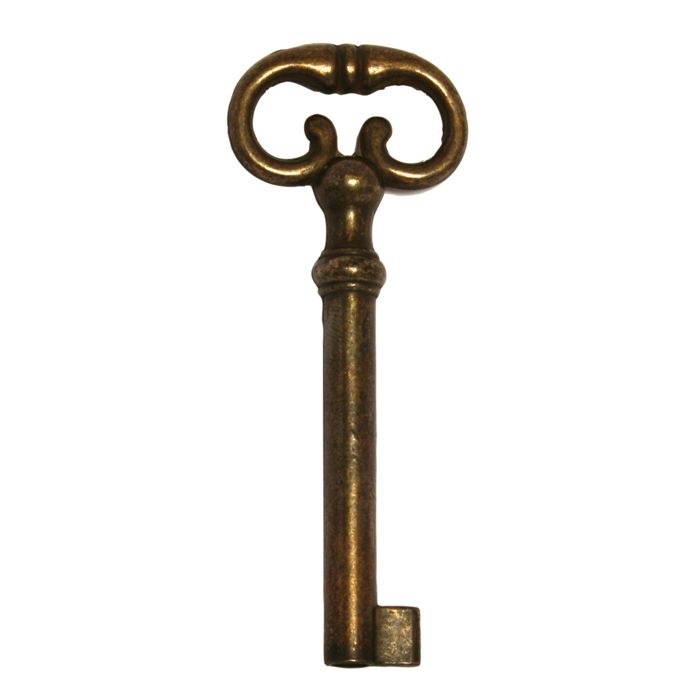 Lot de 6 charnières - Aspect bronze vieilli - Pour porte d'armoire et