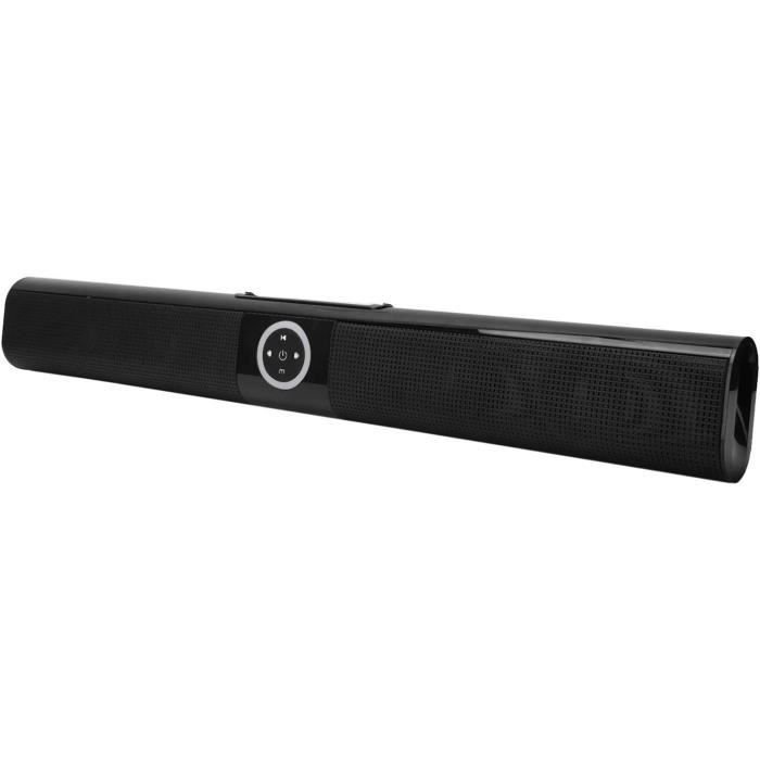 Barre De Son TV FLINQ Play – Bluetooth, Connexion Optique Incluse, 3 Modes (film, Musique, Dialogue) – 92 X 8.6 X 7.5 Cm, Noir