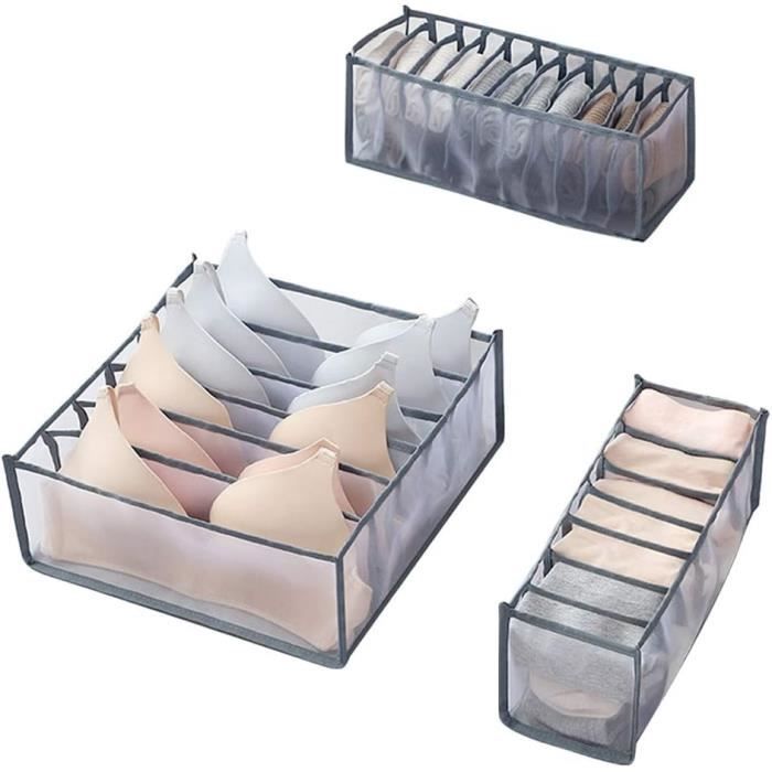 Lot De 2 Organiseurs Suspendus Pour Placard | 15x30x120 Cm, Gris, Rangement Chaussures & Vêtements - 10