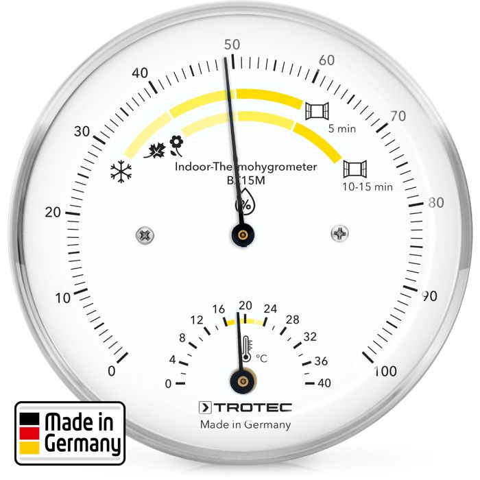 Tfa Dostmann Thermo Hygrometre Chrome Pour Aquariophilie Jardin Thermometres Et Instruments Meteorologiques
