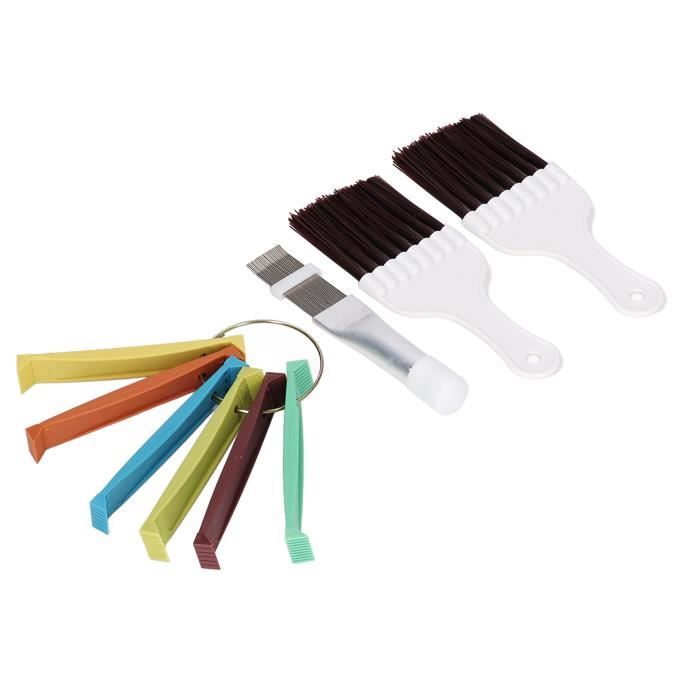 Peigne à Ailettes En Acier Inoxydable Pour Nettoyer Les Condensateurs De Climatisation - 2 Pièces - 9
