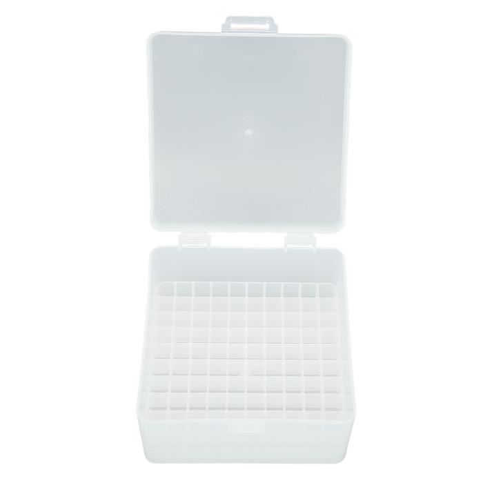 Boîte De Rangement WALWAL Pour Fléchettes Mousse – 100 Compartiments – Contient Jusqu’à 200 Fléchettes (Elite Ou Courtes) – Compatible Nerf – Portable Et Antichoc