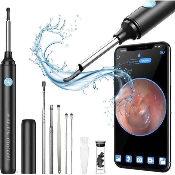 Otoscope Oreille,WEEYIN 5MP HD Kit Camera Oreille d'élimination du