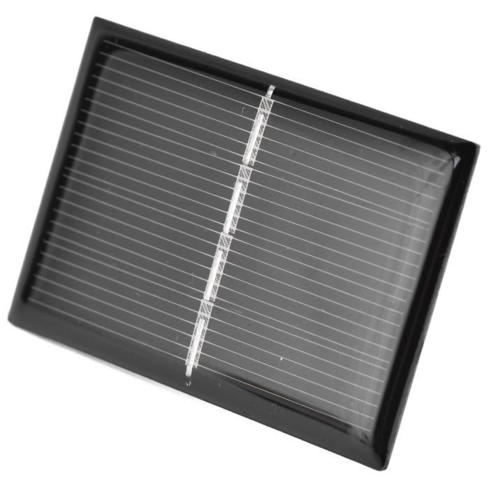 Mini Panneau Solaire 4V 130mA 0.52W - 2 Pack Pour Bricolage, Alimentation De Petits Projets Électriques, Lampes, Ventilateurs | Silicium Polycristallin | Résine Époxy Résistante