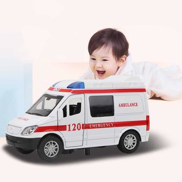 Ambulance-jouet Réaliste Avec Lumières LED Et Musique - Véhicule De Secours Interactif Pour Enfants 3-8 Ans