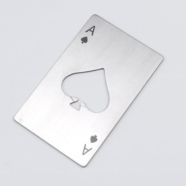 Carte de Poker en Métal à Trois Couches pour Adulte, Gadget de Décompression Cool, Cadeau