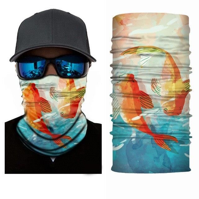 Lot De 4 Foulards Moto Polyvalents - Masque Protection Noir Pour Hommes Et Femmes