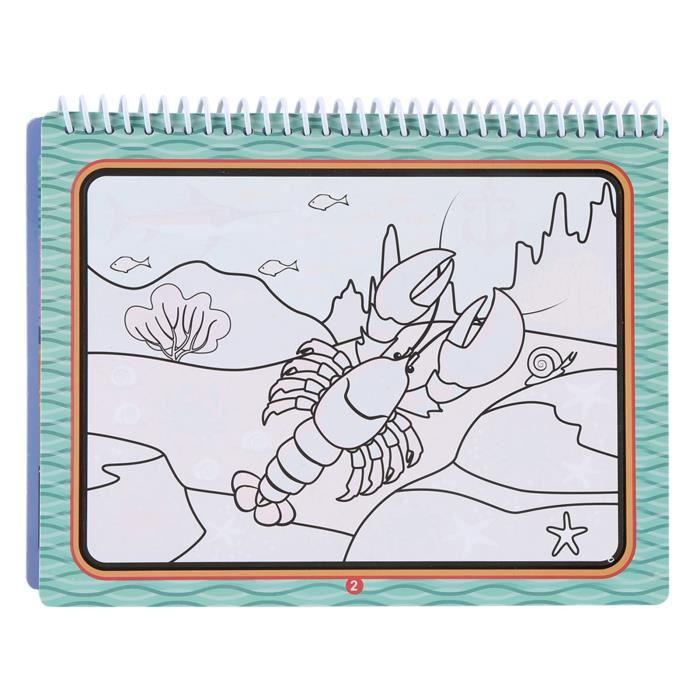 Livre pour le bain - Coloriage à l'eau dinosaures - SES Creative