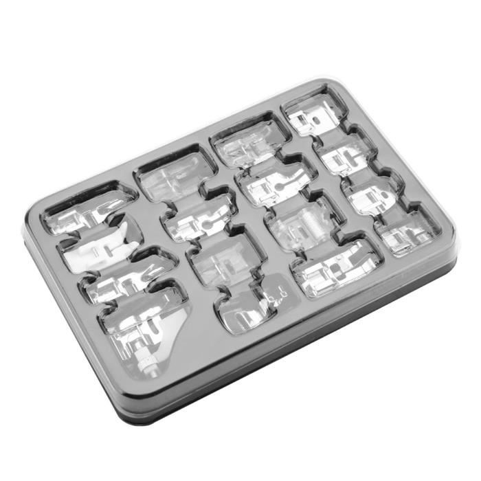 TOVOT 32 Pièces Pieds-de-biche Machine à Coudre - Compatible Singer Brother