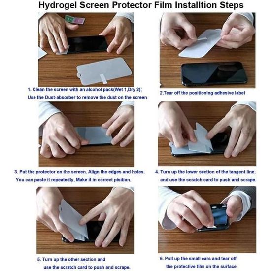 Lot De 2 Films Protection écran Hydrogel Taperso Pour Google Pixel 10 Pro XL - Transparent